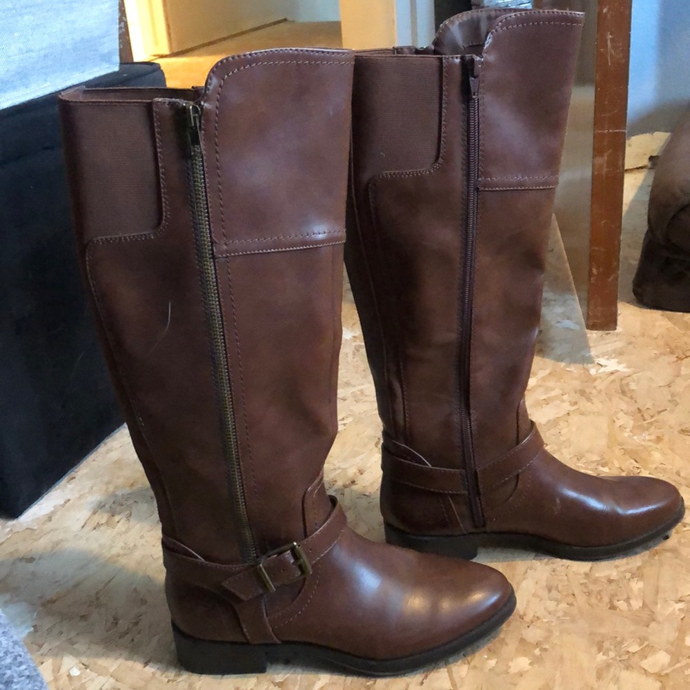 Brown Riding Boots. Never Worn.